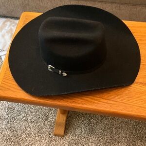 Stetson Western Corral Hat. No Size Marked. Measurements Below
